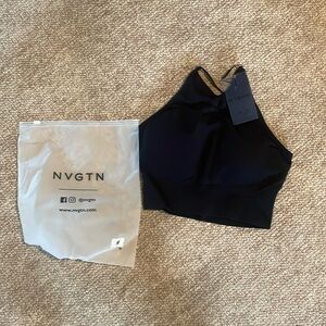 NVGTN Black Embrace Seamless Bra - M